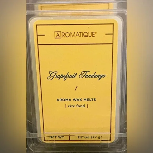 PACK of THREE AROMATQUE Wax Melts Grapefruit Fandango - Picture 2 of 4